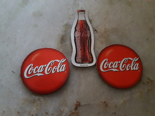 Coca Cola,coleccionable,3 Imanes