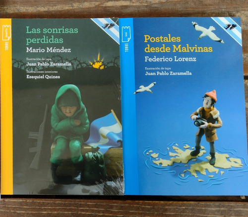 2 Libros Sonrisas Perdidas  Postales Malvinas  No Oiuuuys