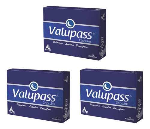 Pack X3 Valupass Cápsulas X 24 - Producto Natural