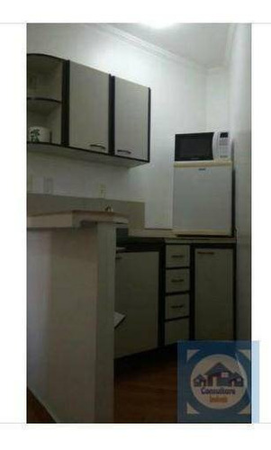 Imagem 7 de 24 de Flat Com 1 Dormitório À Venda, 30 M² Por R$ 137.000,00 - Itararé - São Vicente/sp - Fl0034