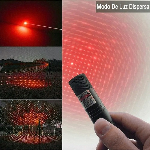 Potente Puntero Láser Rojo Recargable Por Usb