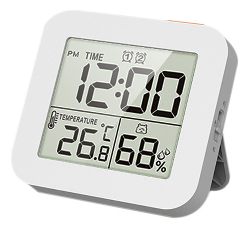 Reloj Digital Lcd, Medidor De Temperatura, Pantalla Higroter