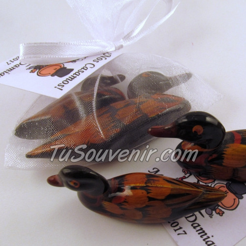 Souvenir Patos Mandarines Ideal Para Casamientos Bodas