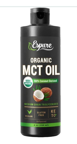 Aceite Mct Americano Liquido Sin Gluten