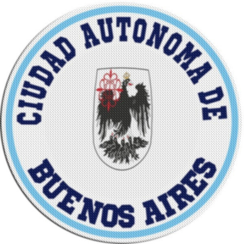 Parche Circular Escudo Buenos Aires Caba