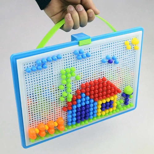 Lj 296 Unidades De Jogos De Quebra-cabeça 3d Mushroom Nail