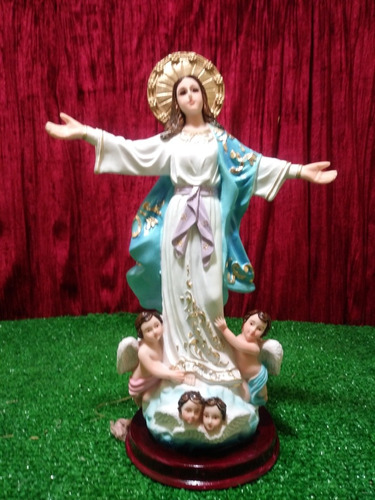 Asunción De La Virgen María, Figura De Resina,31x12.5x12.5cm | Meses sin  intereses