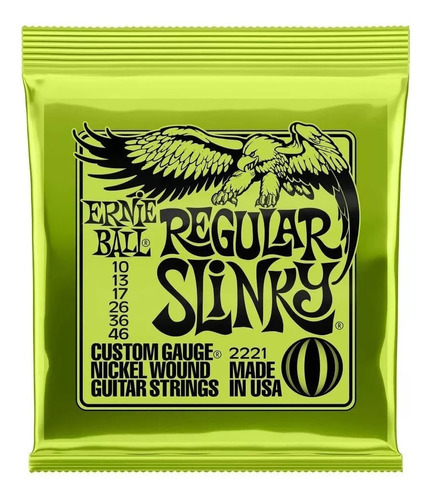 Cuerdas Para Guitarra Eléctrica Ernie Ball Calibre 10 10-46