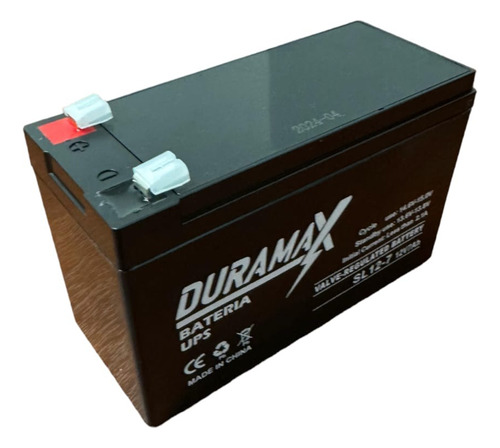 Batería Recargable Sellada 12v 7ah Duramax 12mva Ups Alarmas
