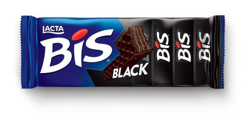 Chocolate Bis Lacta Black 100,8g Com 16 Unidades