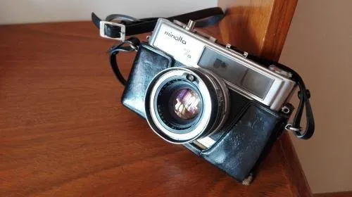 Câmera analógica telemétrica Minolta Hi-matic 7s | MercadoLivre