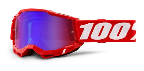 Oculos 100% Accuri 2 Red Vermelho Motocross Trilha Downhill