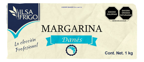 Margarina Danés Para Pan Croissant Ilsa Frigo 1 Kg 