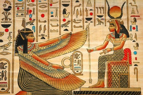 Vinilo Decorativo 50x75cm Egipto Piramides Nilo Esfinge M1