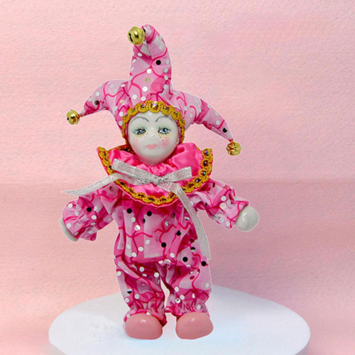 Muñeca Arlequín, Linda Muñeca Triangular, Hecha A Mano,