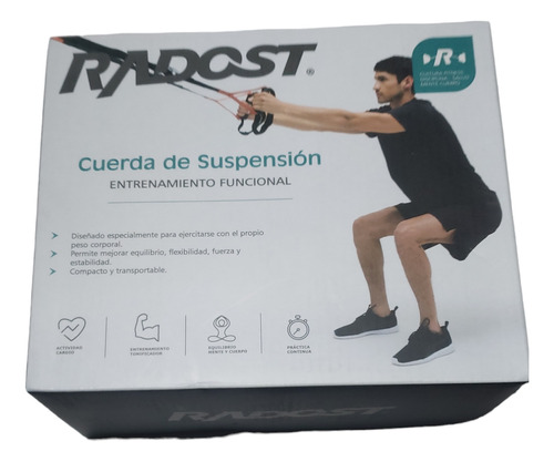 Cuerda De Suspensión Radost Entrenamiento Funcional Compacto