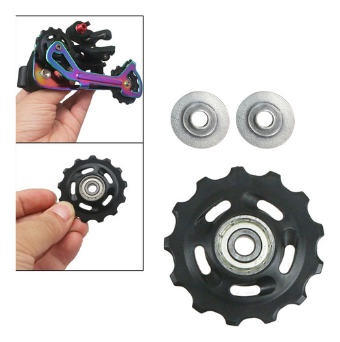 Polea De Cambio Trasero De Rueda Jockey De Aluminio, 13t