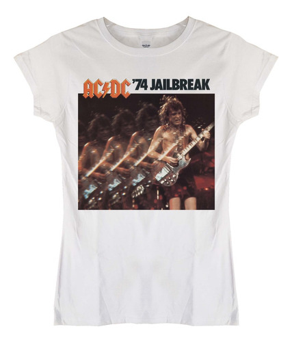 Polera Mujer Acdc Jailbreak B Rock Abominatron