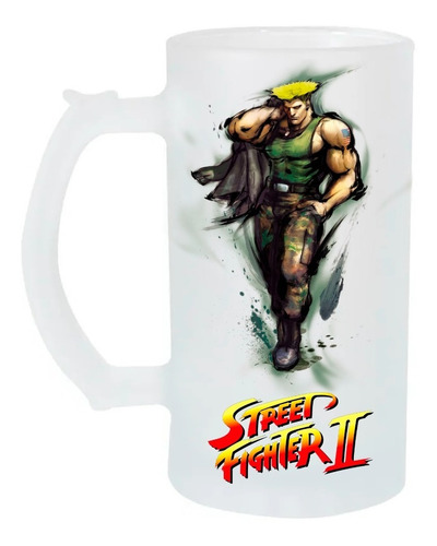 Tarro Cervecero 16oz Street Fighter Colección Gamer