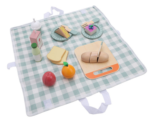 Juego De Juguetes De Pícnic Para Niños De Alta Simulación, E