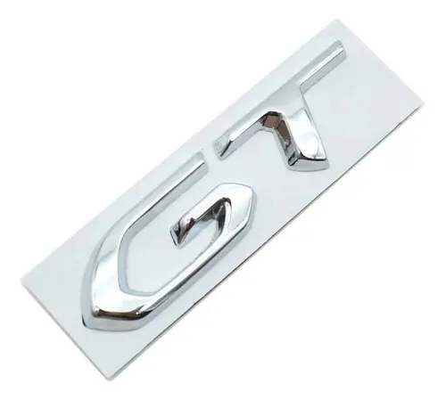 comprar Emblema Gt Cromado Metal Tuning Lujo Accesorio Auto Camionet