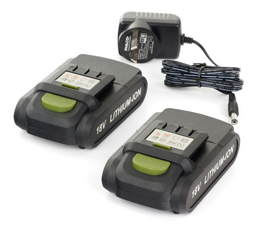 Imagen 3 de 4 de Taladro Percutor Philco Inalámbrico Tpi118 18v + Accesorios