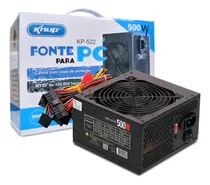 Comprar Fonte De Alimentação Atx 500w Real Pu002F Gab. Kp-522 Knup