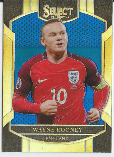 2016-17 Panini Select Blue Prizm /299 Wayne Rooney