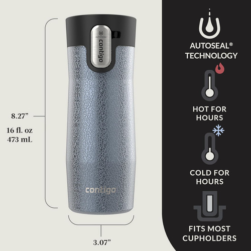 Termo 16 Oz Autoseal Westloop 3.0 Acero Inoxidable Contigo