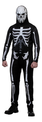 Skull, Disfraz De Esqueleto Calavera Para Hombre Talla L, Di
