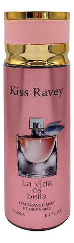 Perfumes Kiss Ravey 250ml 12 Unidades 