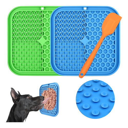 Lick Mat Para Perros, Ciicii 3pcs Matina De Lamer De Aliment