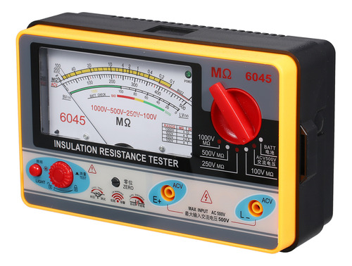 Instrumento Probador De Resistencia, Ohmímetro Digital Portá