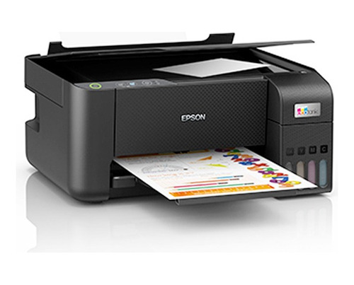 Impresora Multifuncion Epson Ecotank L3210 + 4 Tintas Sublim Color Negro