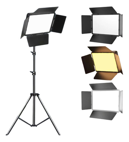 Painel De Led Square 10 Polegadas Com Tripé 2m + Controle