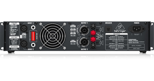 Imagen 2 de 2 de Amplificador De Potencia Ep4000 Behringer