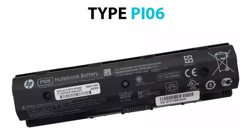 Batería Original Hp Pi06 Envy 15-j000 710416-001,710417-001