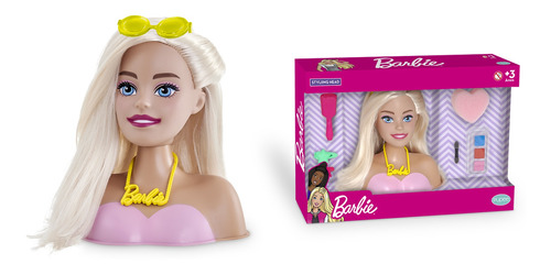 Barbie Busto Maquiagem Sparkle Com Maquiagem Salão - Mattel