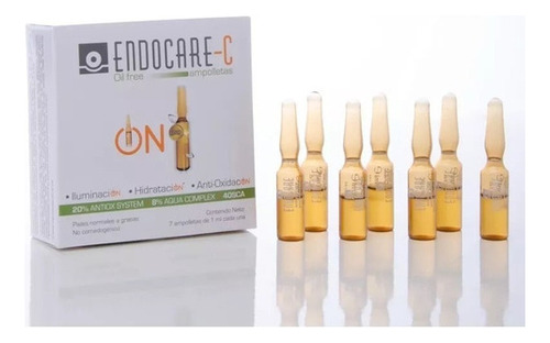 Endocare -c Oil-free Ampolletas 7u Antioxidantes Regeneadora Tipo de piel regenerador