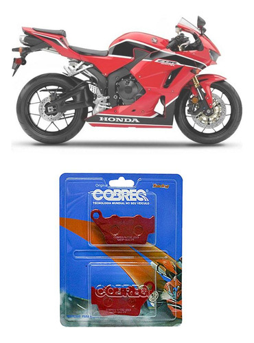 Pastilha Traseira Cobreq N 962 Honda Cbr 600rr 2007-2017