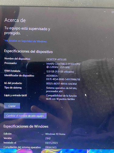 Laptop Dell Inspiron 15 5570 1 Tb (Usado)