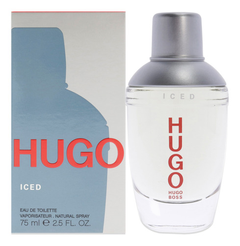 Hugo Iced By Hugo Boss Para Homens - 2,5 Onças Edt Spray