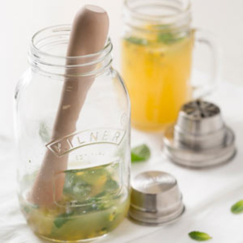 Set Cocteleria Kilner Vidrio Coctelera Con Jarros Y Pisón