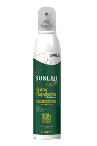 Repelente Spray Sunlau Icaridina 20% Melhor Que Exposis