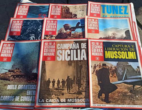 Revistas Así Fue La Segunda Guerra Mundial,  Lote De 70