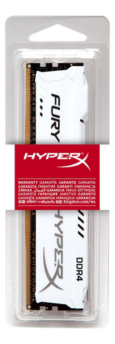 Memoria Ram Hyperx Fury 8gb Ddr4 2666 Mhz Blanco Sellado