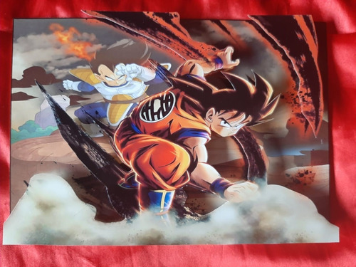 Dragon Ball Cuadros 30 X 20 3d 10 - Mercado Libre