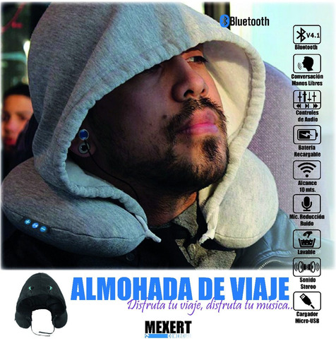 Almohada De Viaje Bluetooth