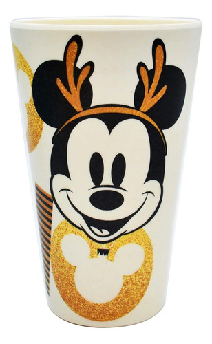 Vajilla Mickey Mouse Disney Navidad 12pzs Bambú Ecológica