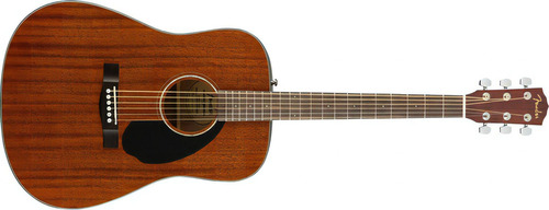 Guitarra Acustica Fender Cd60s All Mahogany Color Marrón Oscuro Orientación De La Mano Diestro